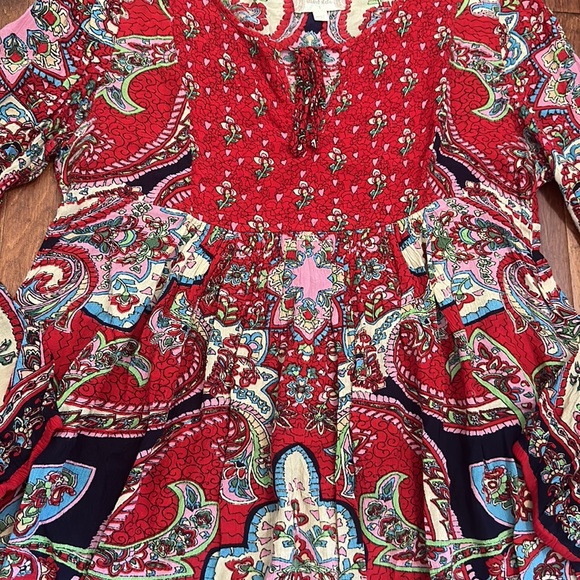 Altar'd State Paisley Print Dress Sz S - Picture 3 of 7